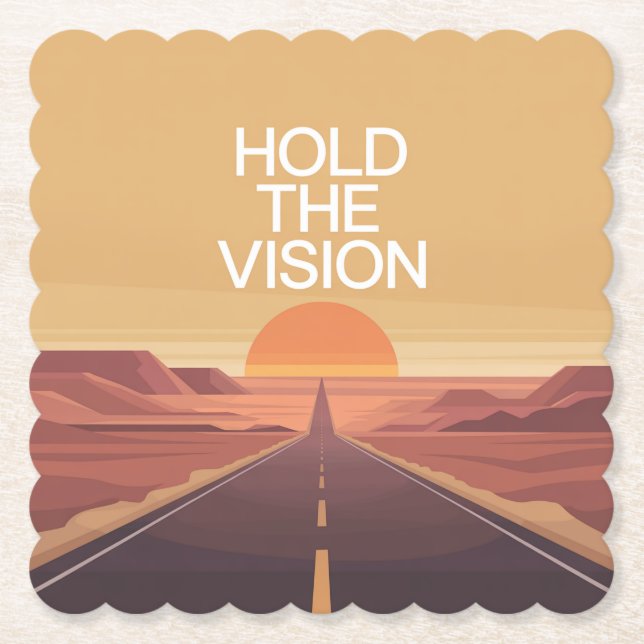 Hold The Vision Untersetzer (Vorderseite)