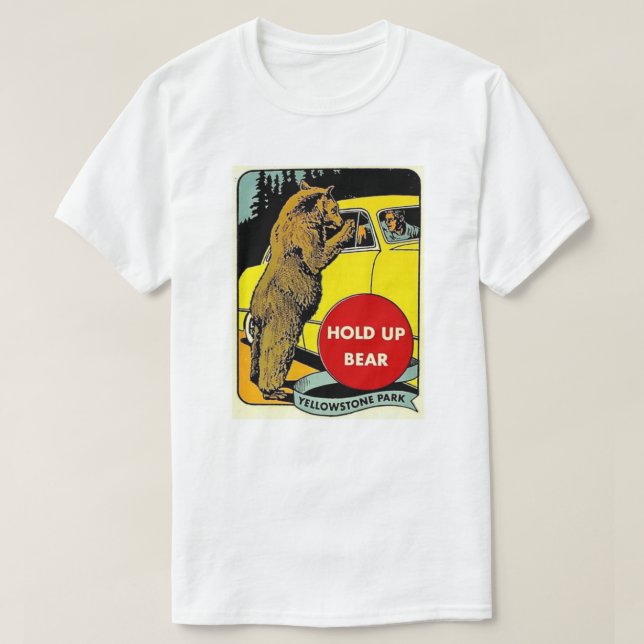 Hold Up Bär T-Shirt (Design vorne)