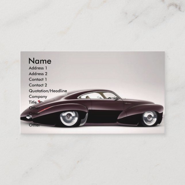 Holden Auto-Geschäfts-Karte Visitenkarte (Vorderseite)