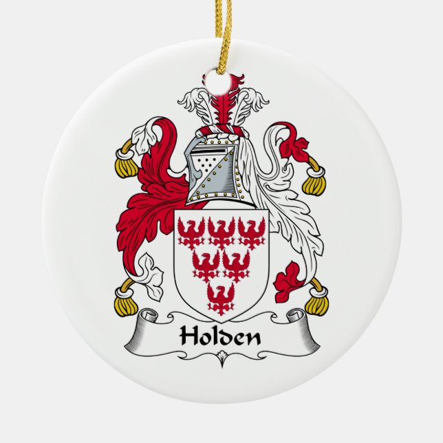 Holden Familienwappen Keramik Ornament (Vorne)