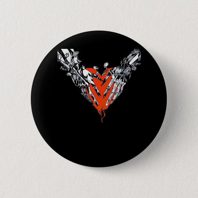 Holding Heart Classic Button (Vorderseite)