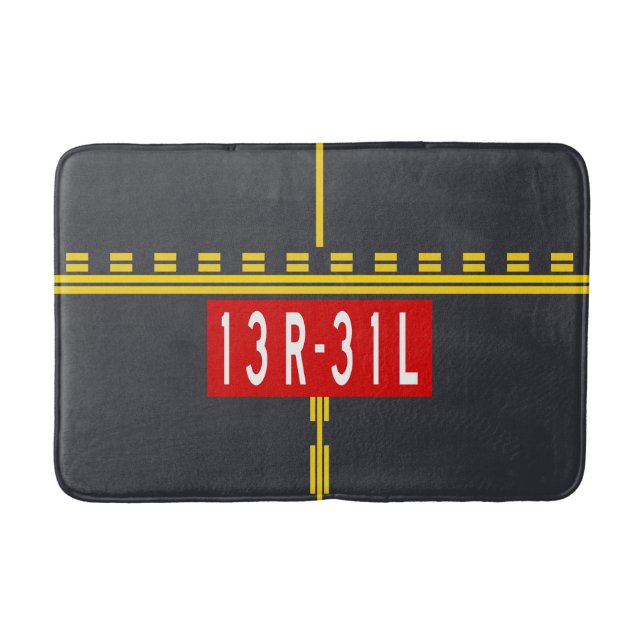 Holding Point Marking 13R-31L Badematte (Vorderseite)