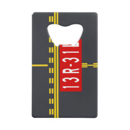 Holding Point Marking 13R-31L Geldbeutel Flaschenöffner