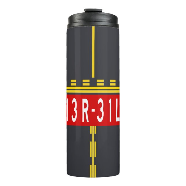 Holding Point Marking 13R-31L Thermosbecher (Vorderseite)