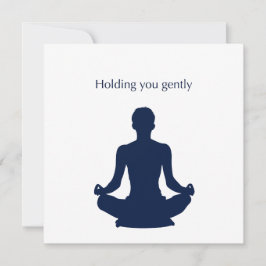 Holding You Gently Art Card Feiertagskarte