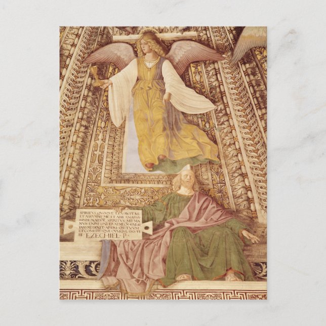 Holdingchalice Ezekiel und Angel Postkarte (Vorderseite)