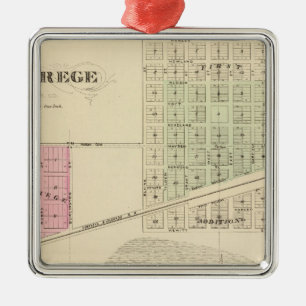 Holdrege, Nebraska Silbernes Ornament