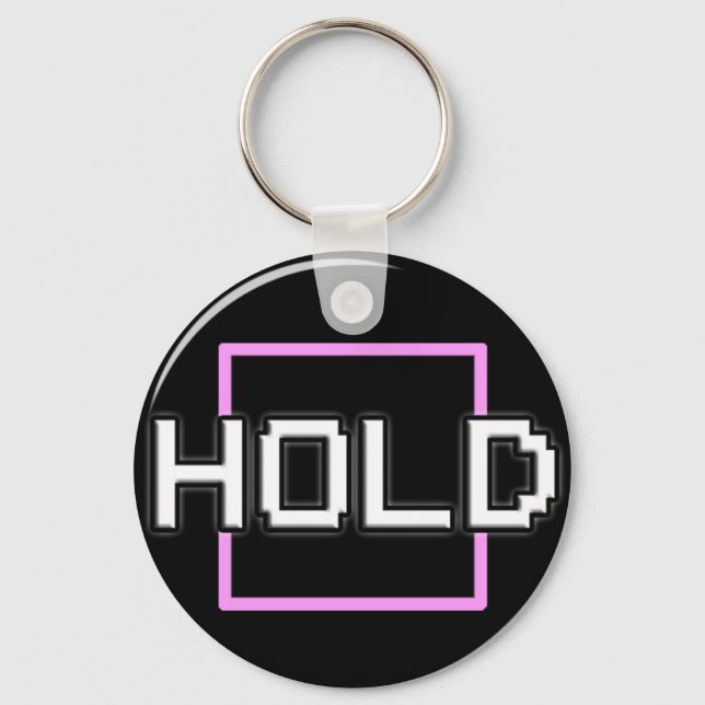HoldSquare-Logo-Schlüsselanhänger Schlüsselanhänger (Vorderseite)