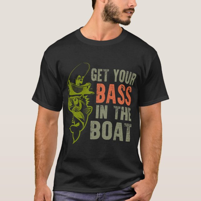 hole deinen Barsch ins Boot T-Shirt (Vorderseite)