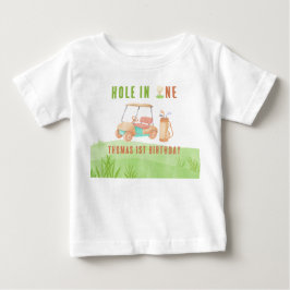 Hole In One First Birthday Party Baby T-shirt