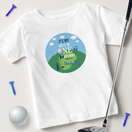 Hole In One Golf 1st Birthday Baby T-shirt