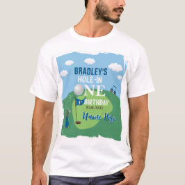Hole In One Golf 1st Birthday T-Shirt