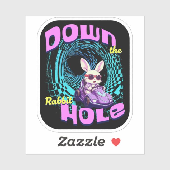 Hole runter (+Hintergrund) Aufkleber (Blatt)