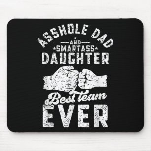 Hole Vater und Smart Daughter Bestes Team aller Ze Mousepad