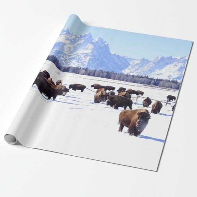 Holen des Freienhauses Geschenkpapier (Ungerollt)