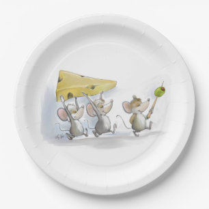 Holen in den Käse-(mit Oliven) Pappteller