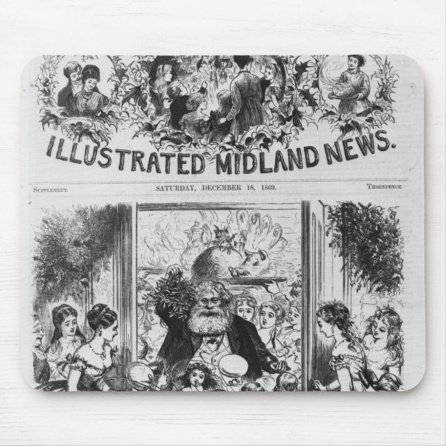 Holen in Weihnachten Mousepad (Vorne)