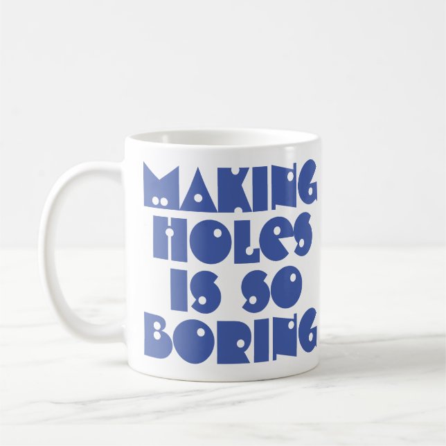 Holen ist langweilige Kaffee-Tasse Kaffeetasse (Links)