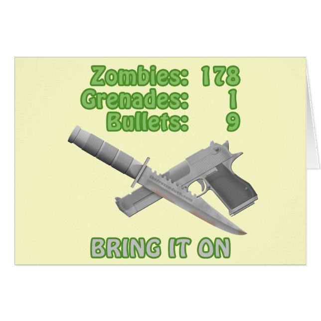 Holen Sie auf die Zombies (Vorderseite (Horizontal))