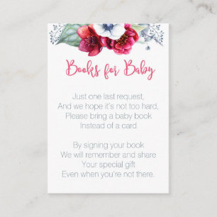 Holen Sie Buch für Babypartyeinsatzkarte Begleitkarte