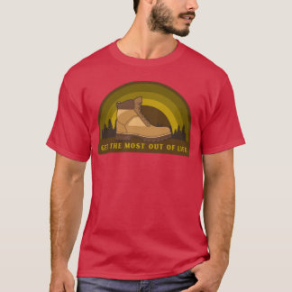 Holen Sie das Meiste aus dem Leben Camping-Geschen T-Shirt