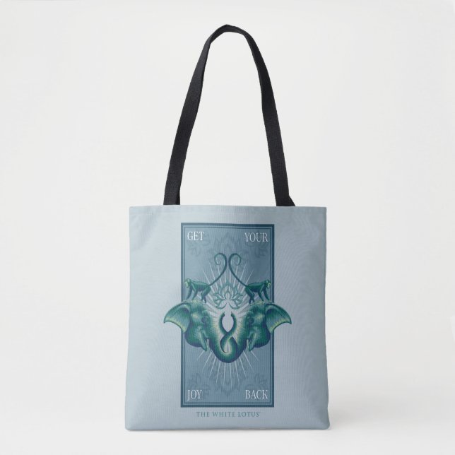 Holen Sie Ihre Freude zurück - der weiße Lotus Tasche (Vorderseite)