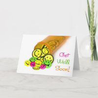 Holen Sie sich bald ein glückliches Gesicht