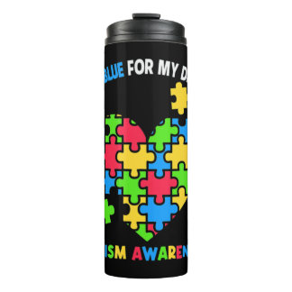 Holen Sie sich dieses Shirt für Autismus Awareness Thermosbecher