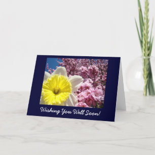 Holen Sie sich gut Karten helle Daffodil Blütenros