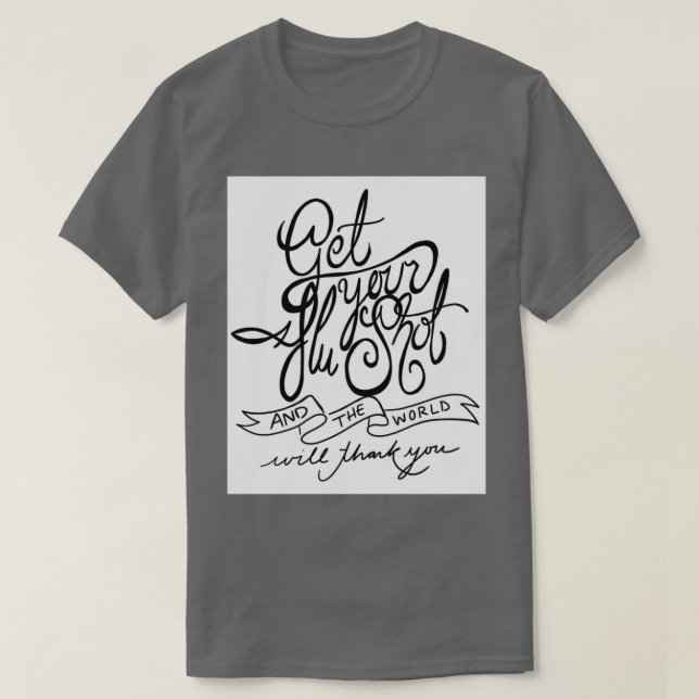 Holen Sie sich Ihren Aufkleber für die öffentliche T-Shirt (Design vorne)