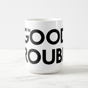 Holen Sie sich in guten Schwierigkeiten notwendige Kaffeetasse
