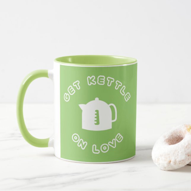 Holen Sie sich Kettle auf Liebe Tasse (Mit Donut)