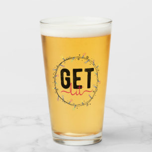 Holen Sie sich Lit Funny Christmas Glas