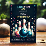 Holen Sie sich Neon Boy Kids Team Event Bowling 40 Einladung<br><div class="desc">Feiern Sie mit unserem "Get Neon Boy Kids Team Event Bowling 40th Birthday Invitation" einen stilvollen Meilenstein! Diese pulsierende Einladung eignet sich perfekt für ein lustiges 40. Geburtstagsgeschenk mit leuchtenden Neonfarben und spielerischen Bowling-Party. Egal ob Sie ein Teamevent planen oder eine lebendige Ansammlung planen, dieses Design Set die Bühne für...</div>