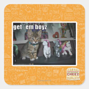 Holen Sie sich Quadratischer Aufkleber