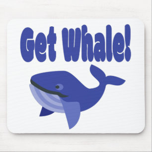 Holen Sie sich Whale, machen Sie sich einen lustig Mousepad