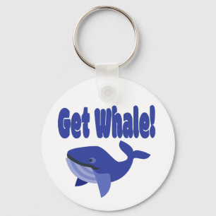 Holen Sie sich Whale, machen Sie sich einen lustig Schlüsselanhänger