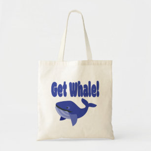 Holen Sie sich Whale, machen Sie sich einen lustig Tragetasche