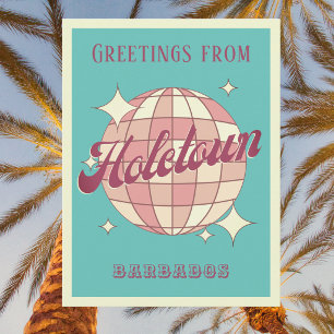 Holetown Barbados Urlaub Retro Postkarte