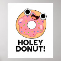 Holey Donut Funny Food Puff