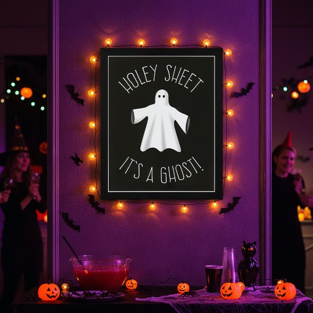 Holey Sheet It's A Ghost - Poster d'Halloween (Créateur téléchargé)