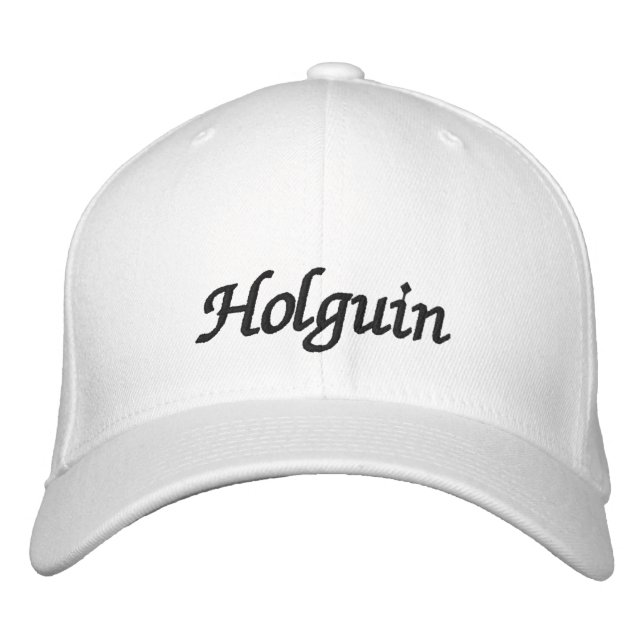 Holguin Bestickte Baseballkappe (Vorderseite)