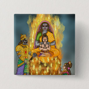 Holi-Festival-Button Button