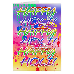 Holi Festival der Farbe - malen Sie spritzt