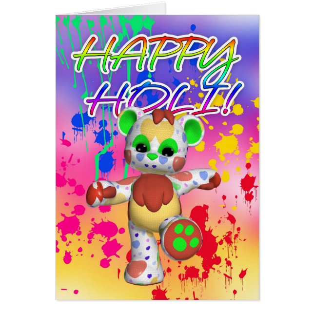 Holi Festival der Farbe - malen Sie spritzt (Vorne)