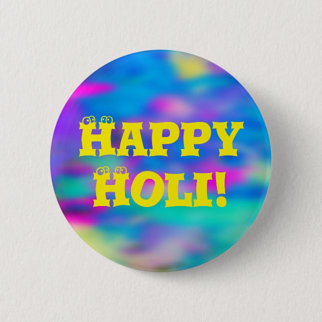 HOLI Festival of Colors 2 + Ihre Ideen Button (Vorderseite)