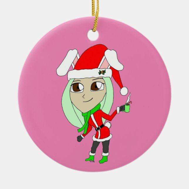 Holidai Keramik Ornament (Vorne)