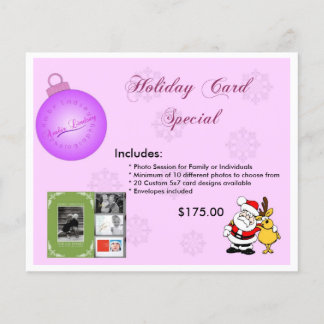 Holiday Ad Cards .. Flyer