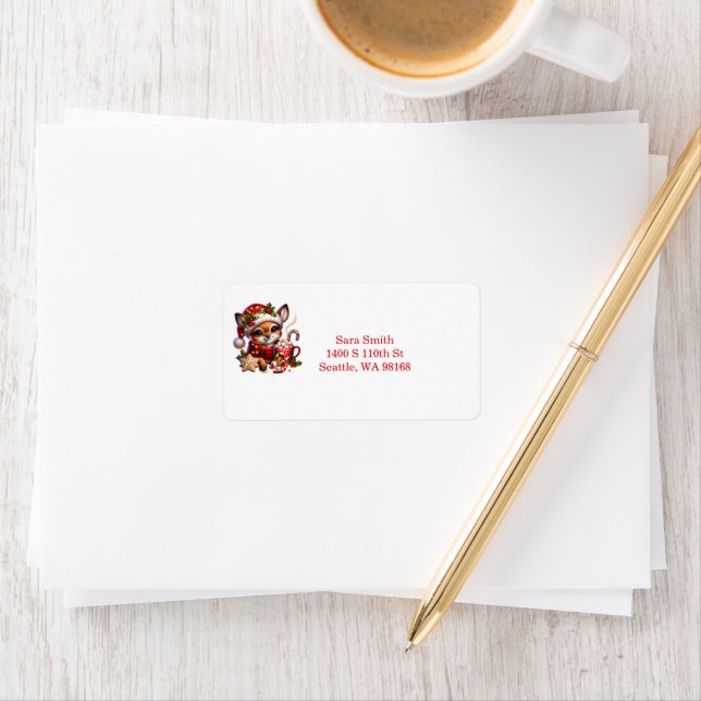 Holiday Address Labels Adressaufkleber (Insitu)