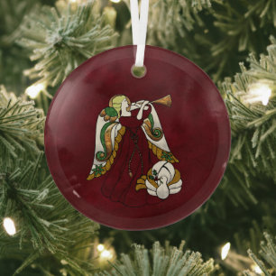 Holiday Angel Ornament Aus Glas